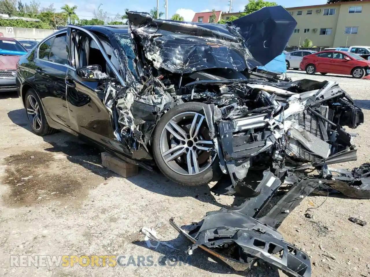 1 Фотография поврежденного автомобиля WBA53BH02MWX21692 BMW 5 SERIES 2021