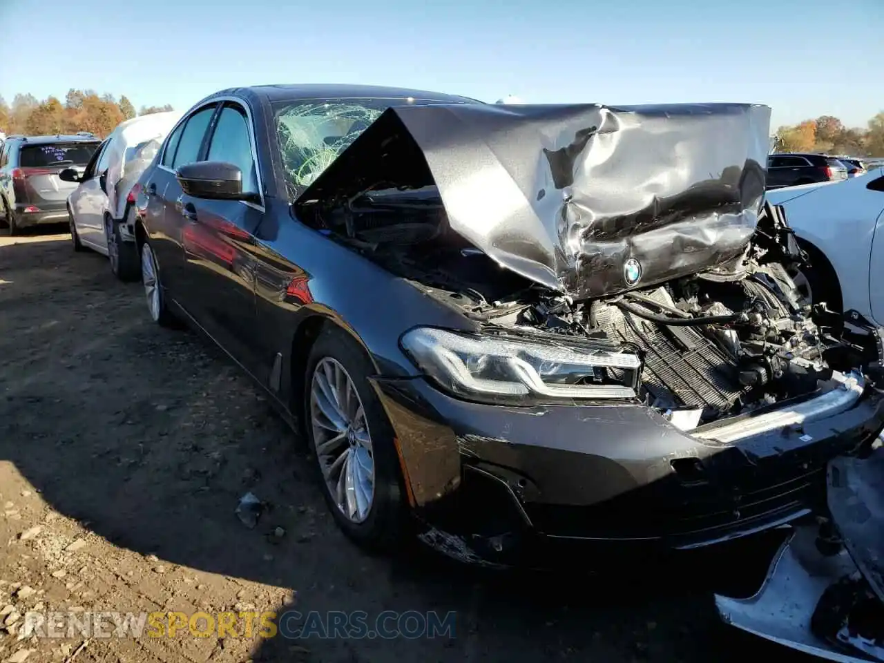 1 Photograph of a damaged car WBA53BH05MWX25347 BMW 5 SERIES 2021