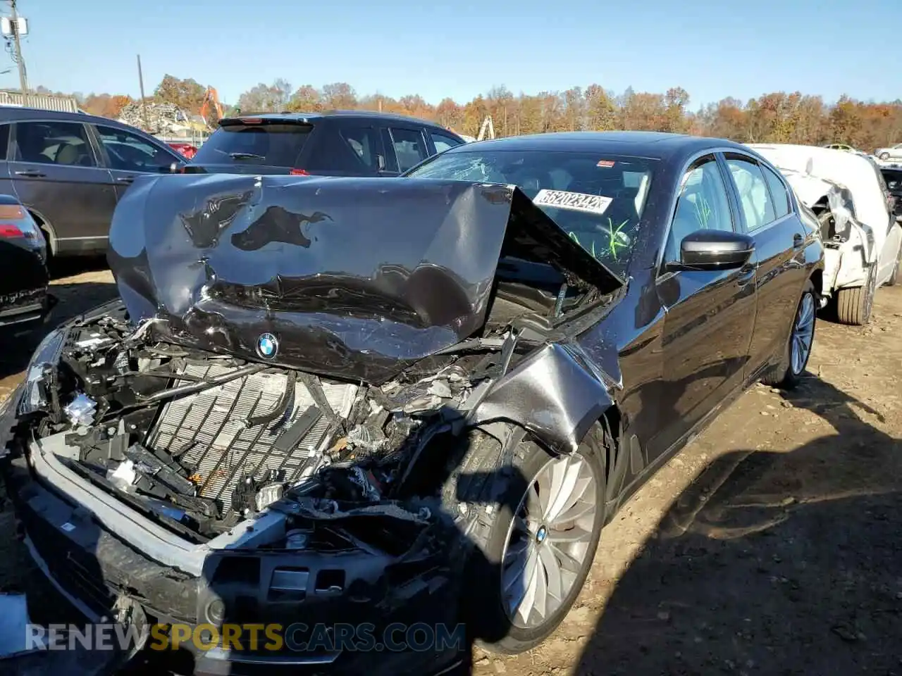 2 Photograph of a damaged car WBA53BH05MWX25347 BMW 5 SERIES 2021