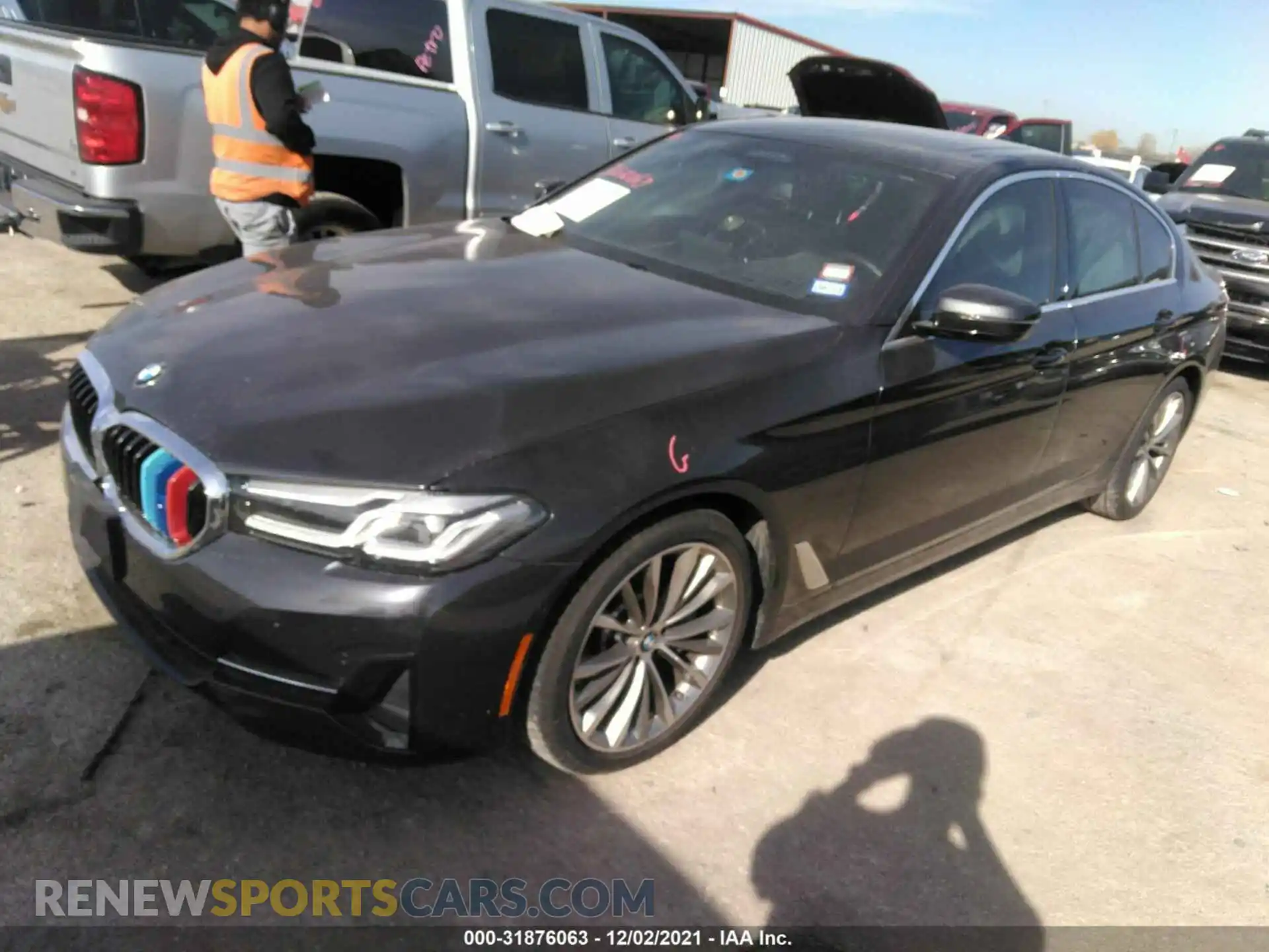 2 Photograph of a damaged car WBA53BH07MCF12565 BMW 5 SERIES 2021