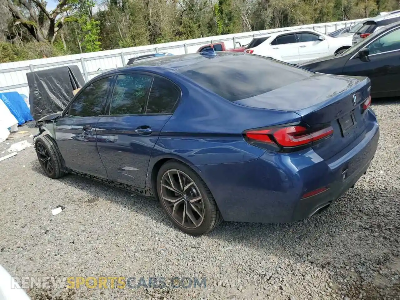 2 Photograph of a damaged car WBA53BH07MWX08789 BMW 5 SERIES 2021