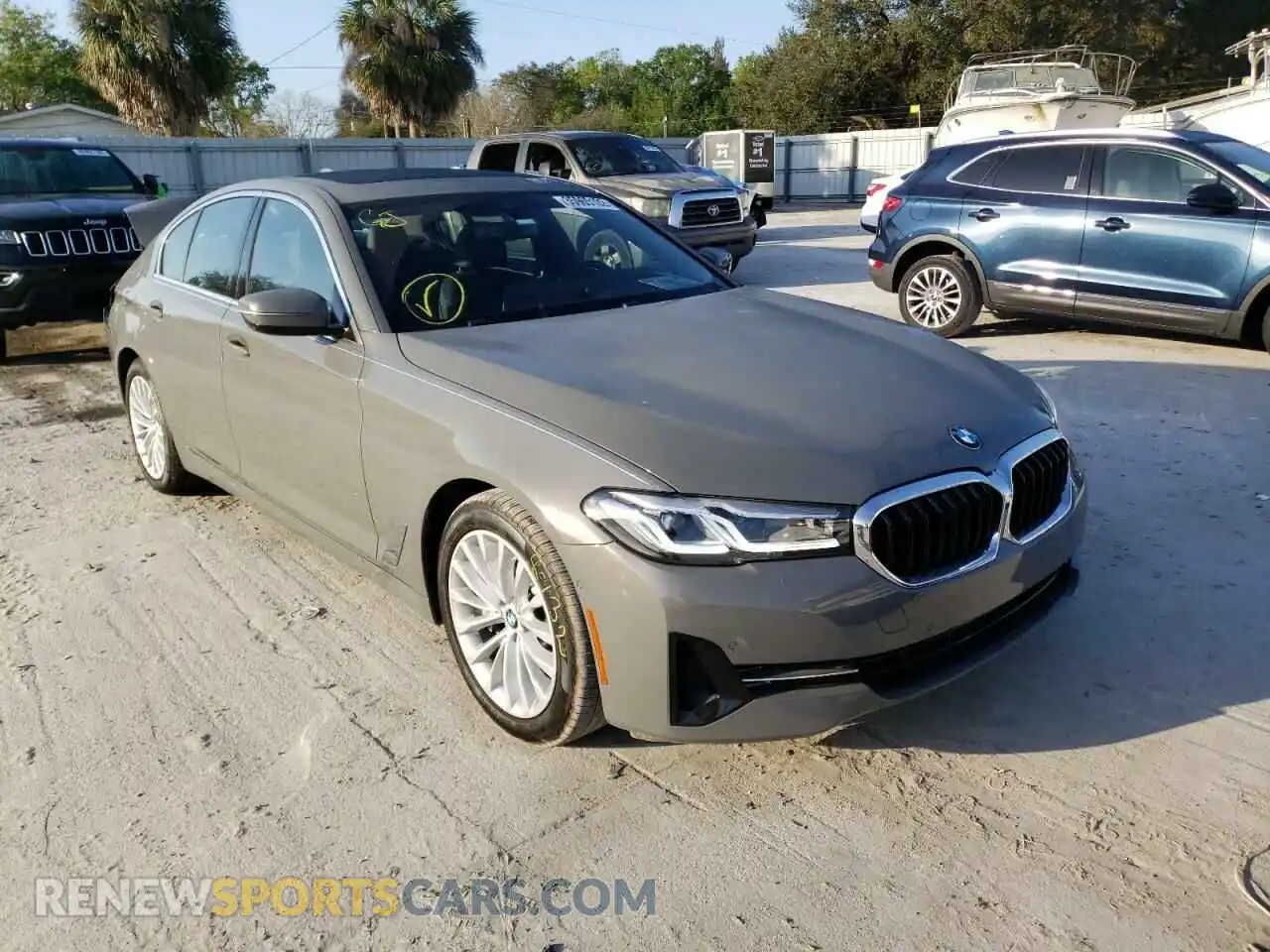 1 Photograph of a damaged car WBA53BH08MWX20675 BMW 5 SERIES 2021