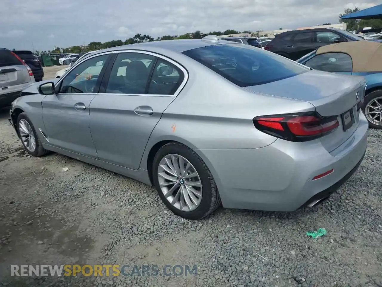 2 Photograph of a damaged car WBA53BH08MWX31708 BMW 5 SERIES 2021