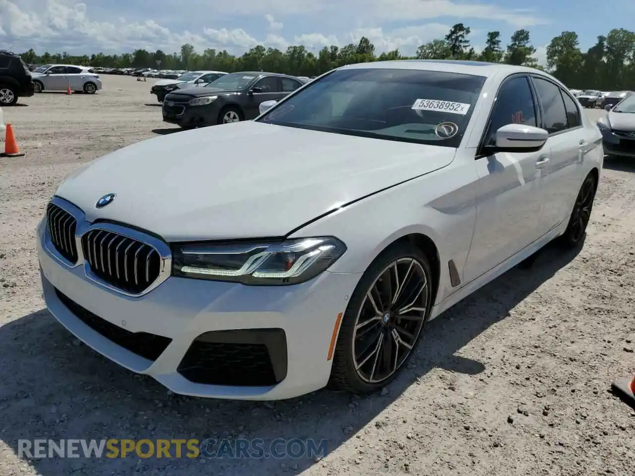 2 Photograph of a damaged car WBA53BH09MCF02684 BMW 5 SERIES 2021