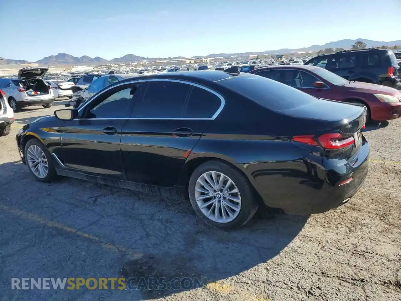 2 Photograph of a damaged car WBA53BH09MCF66076 BMW 5 SERIES 2021