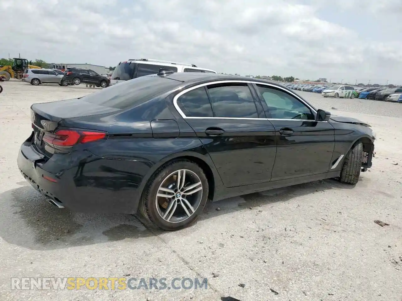 3 Photograph of a damaged car WBA53BH09MWX00757 BMW 5 SERIES 2021