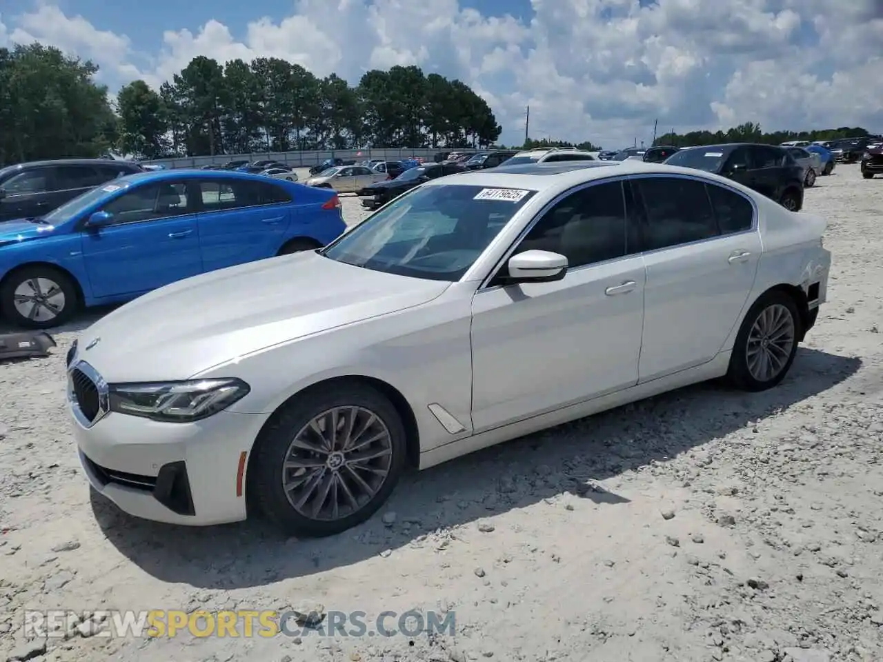 1 Photograph of a damaged car WBA53BH09MWX25819 BMW 5 SERIES 2021