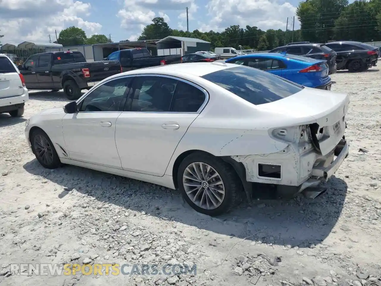2 Photograph of a damaged car WBA53BH09MWX25819 BMW 5 SERIES 2021