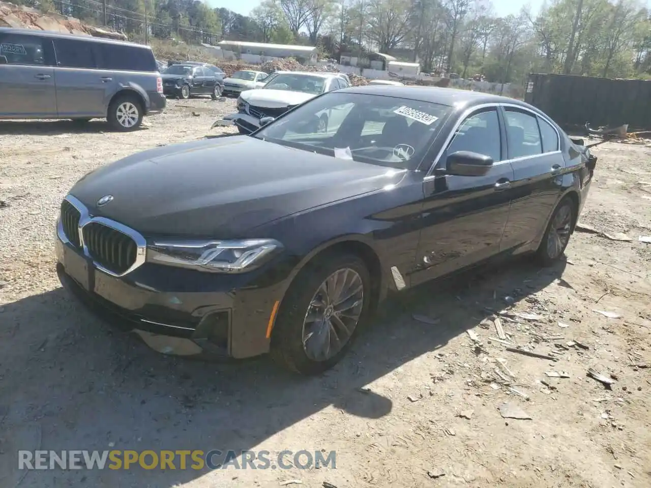 2 Photograph of a damaged car WBA53BH09MWX36464 BMW 5 SERIES 2021