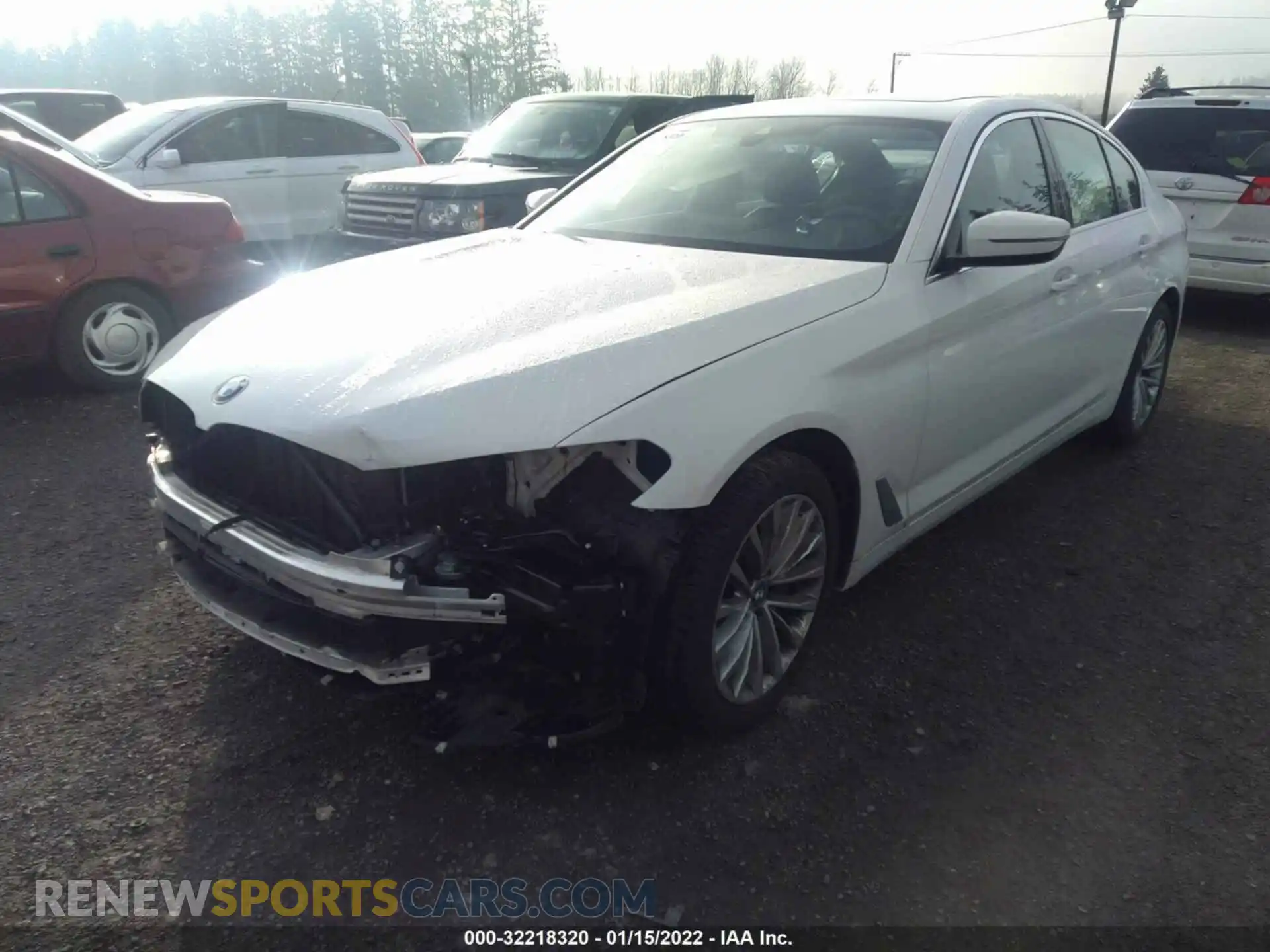 2 Photograph of a damaged car WBA53BH0XMCF69035 BMW 5 SERIES 2021