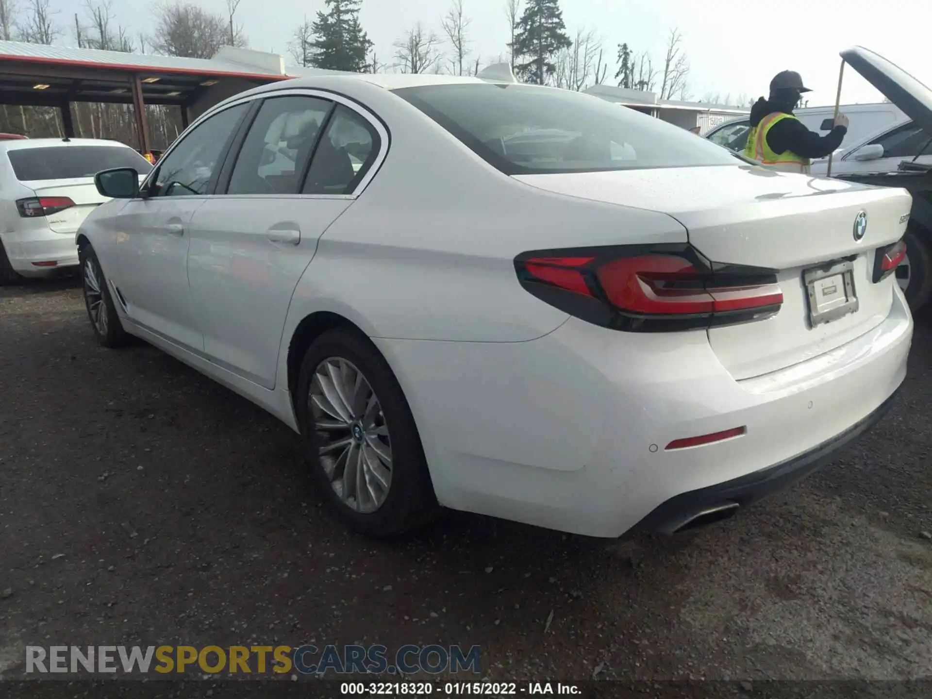 3 Photograph of a damaged car WBA53BH0XMCF69035 BMW 5 SERIES 2021