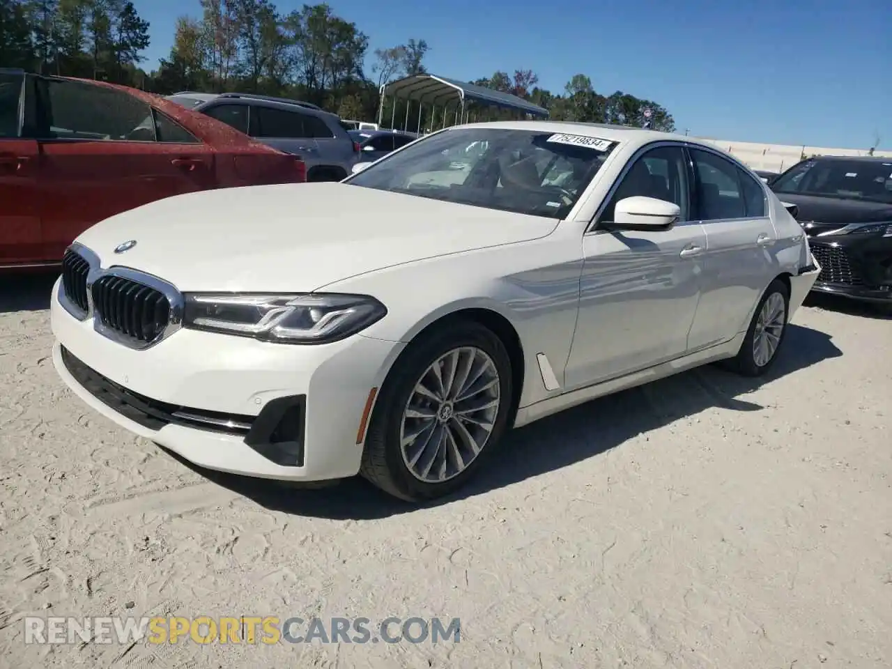 1 fotografías del automóvil dañado WBA53BH0XMWW97741 BMW 5 SERIES 2021