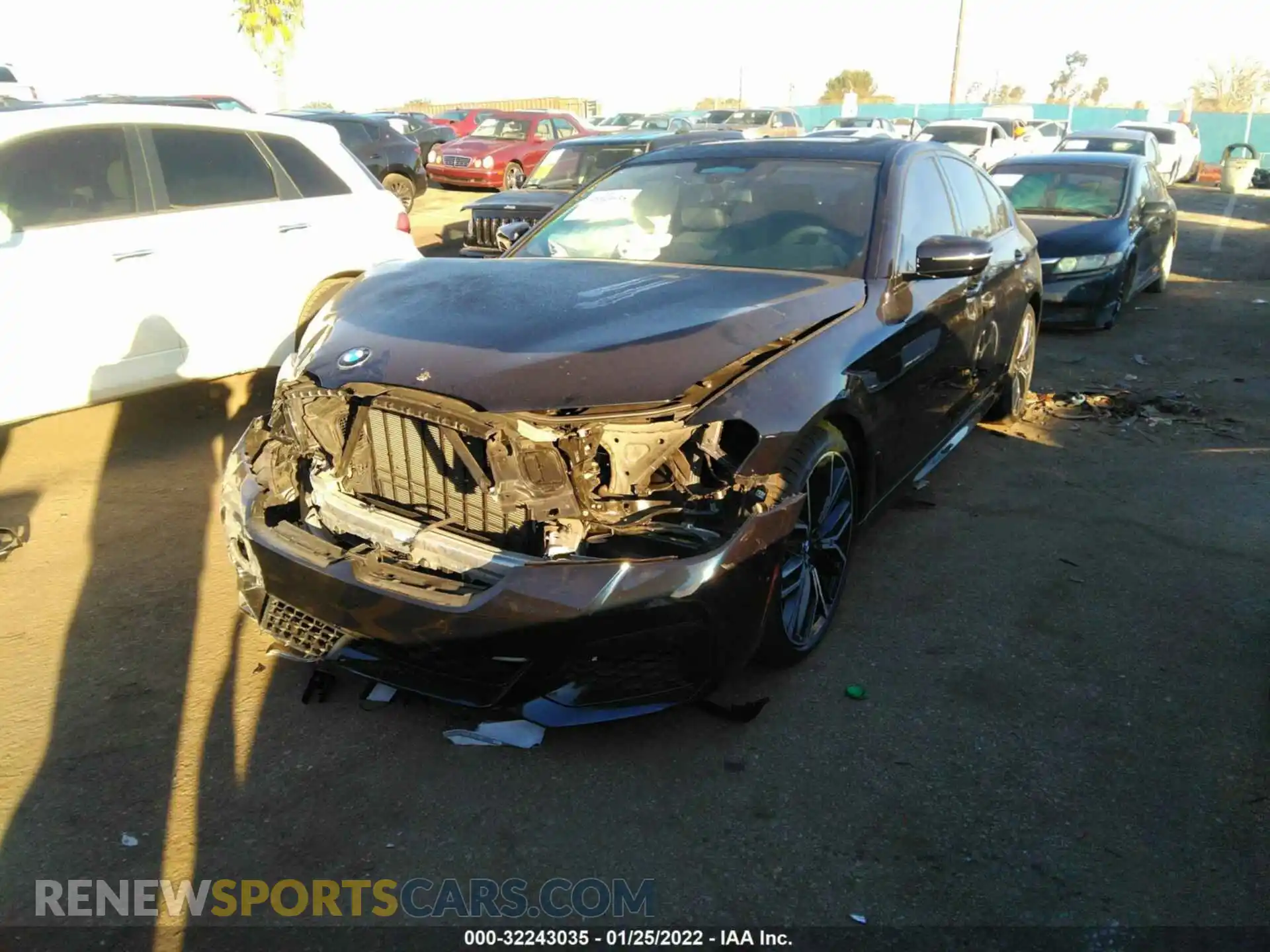 2 Photograph of a damaged car WBA53BJ01MWW91708 BMW 5 SERIES 2021