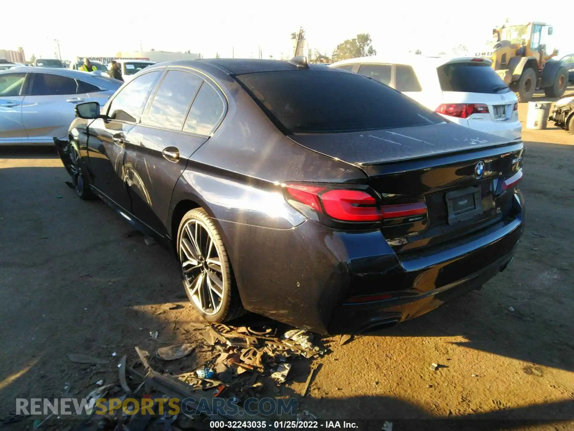 3 Photograph of a damaged car WBA53BJ01MWW91708 BMW 5 SERIES 2021