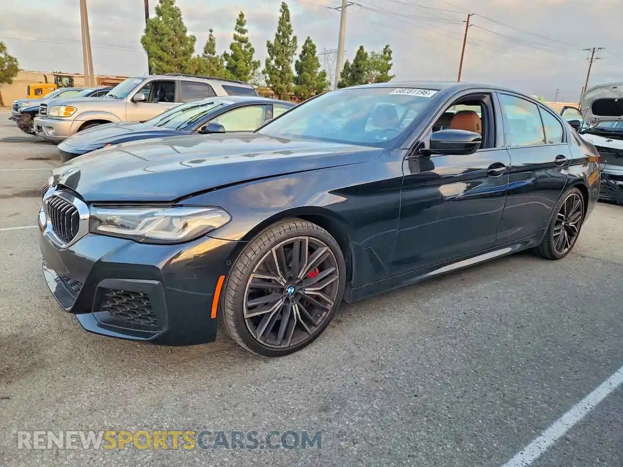 1 Photograph of a damaged car WBA53BJ03MCF39532 BMW 5 SERIES 2021