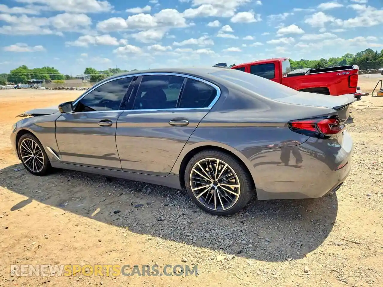 2 Photograph of a damaged car WBA53BJ03MWW88969 BMW 5 SERIES 2021
