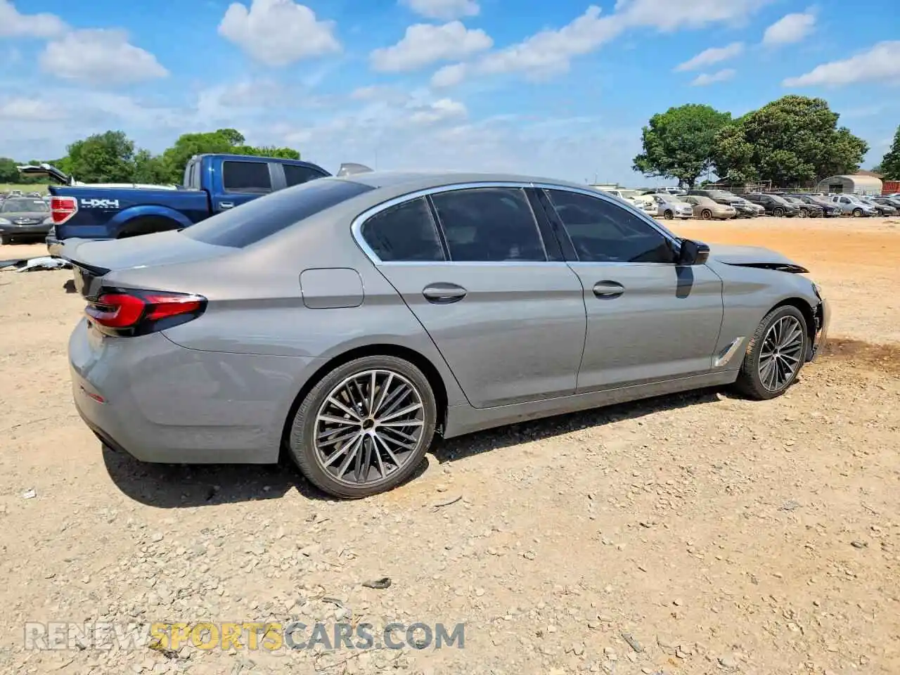 3 Photograph of a damaged car WBA53BJ03MWW88969 BMW 5 SERIES 2021
