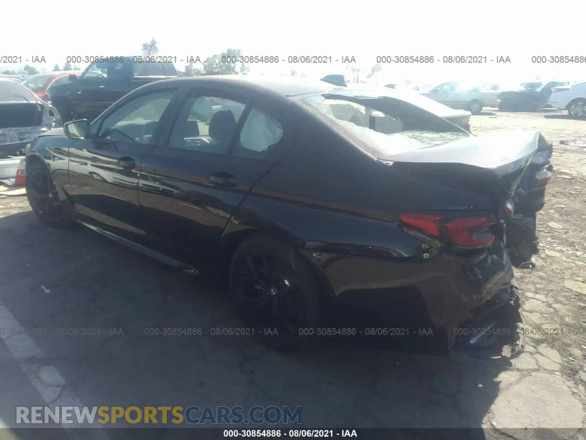 3 Photograph of a damaged car WBA53BJ03MWX04328 BMW 5 SERIES 2021