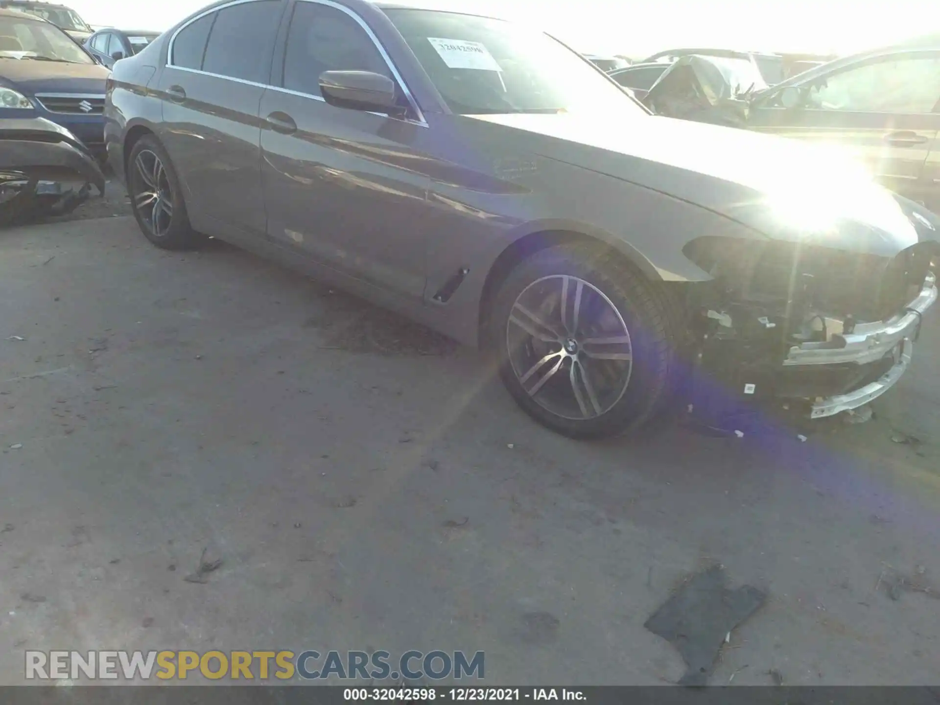 1 Photograph of a damaged car WBA53BJ03MWX28595 BMW 5 SERIES 2021