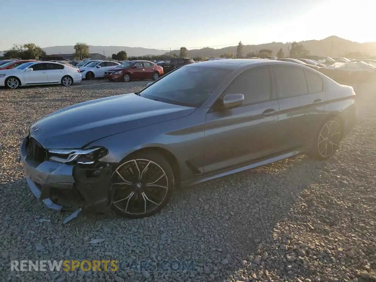 1 Photograph of a damaged car WBA53BJ04MWW88527 BMW 5 SERIES 2021