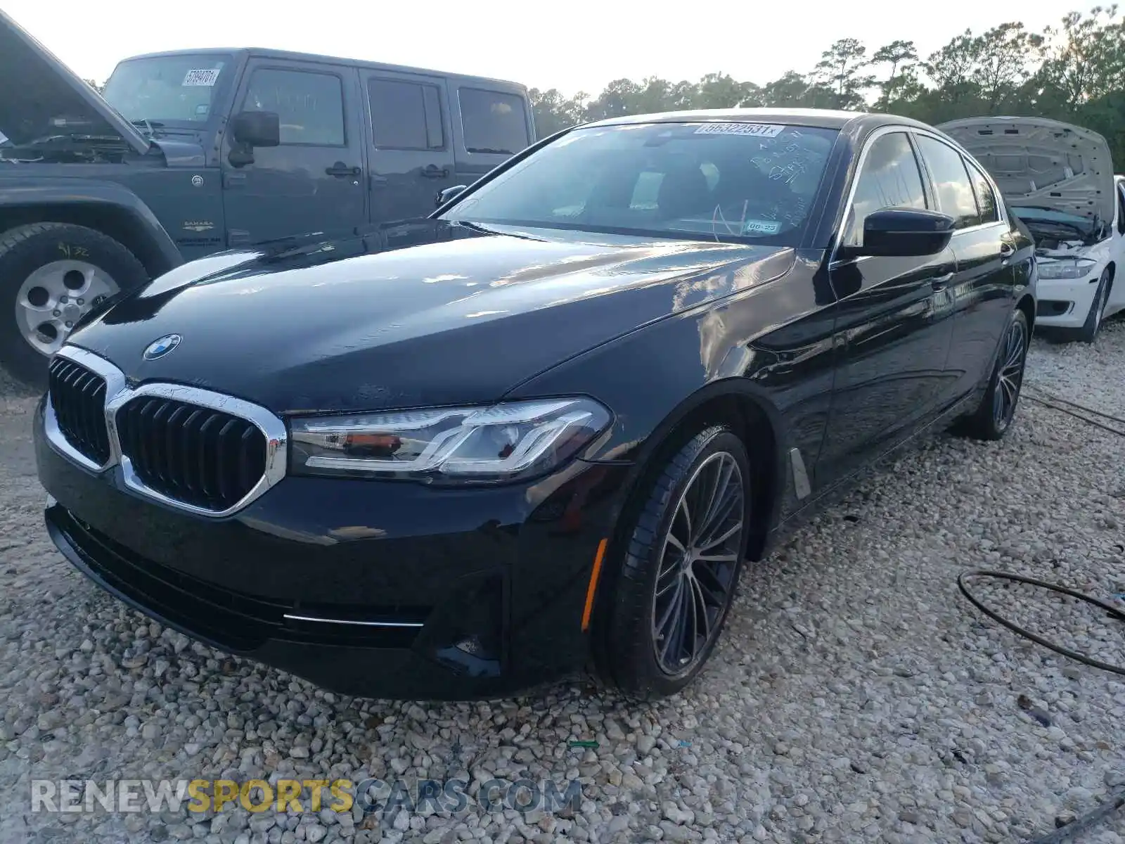 2 Photograph of a damaged car WBA53BJ04MWW97048 BMW 5 SERIES 2021