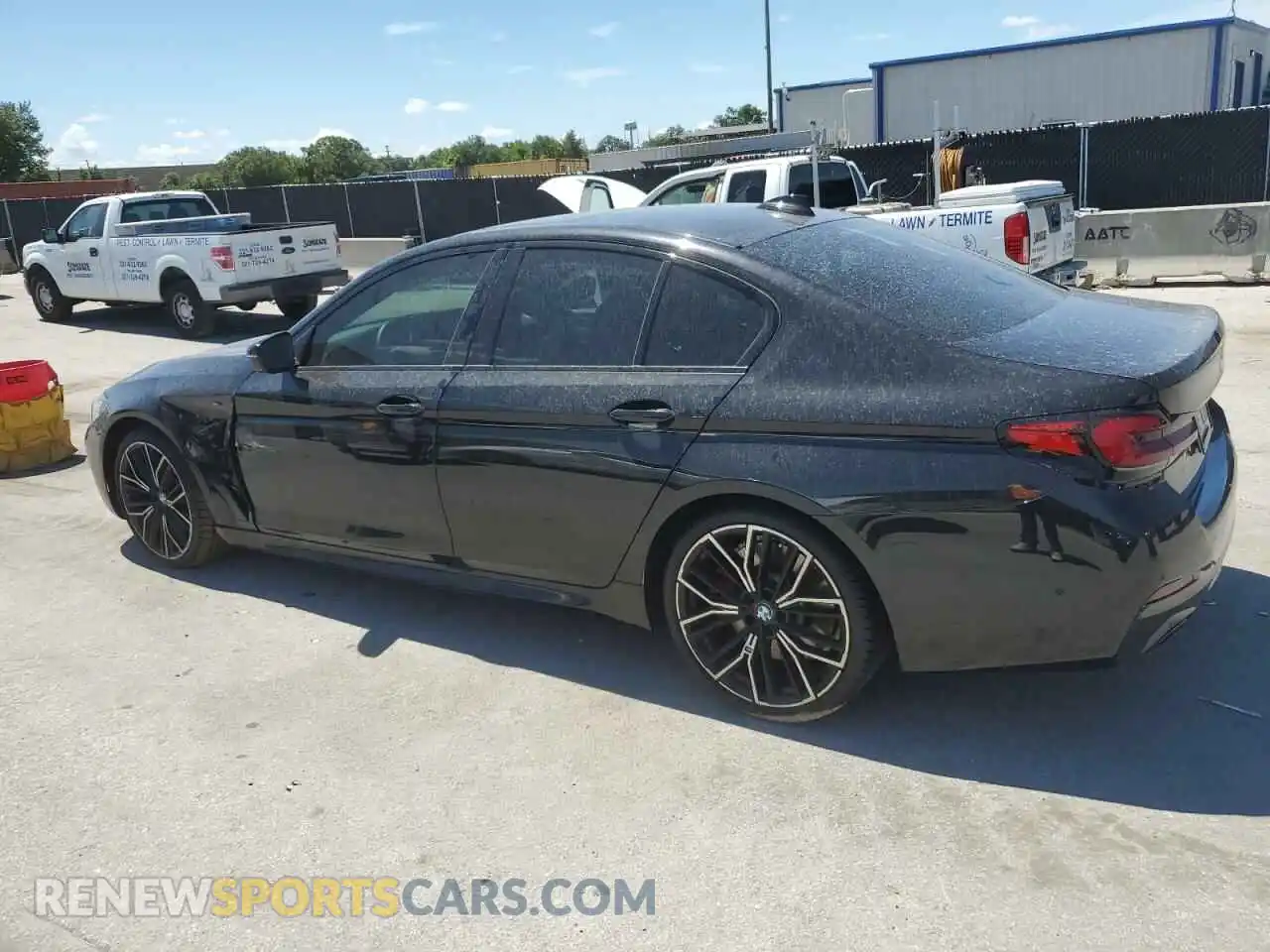 2 Photograph of a damaged car WBA53BJ05MCG13551 BMW 5 SERIES 2021