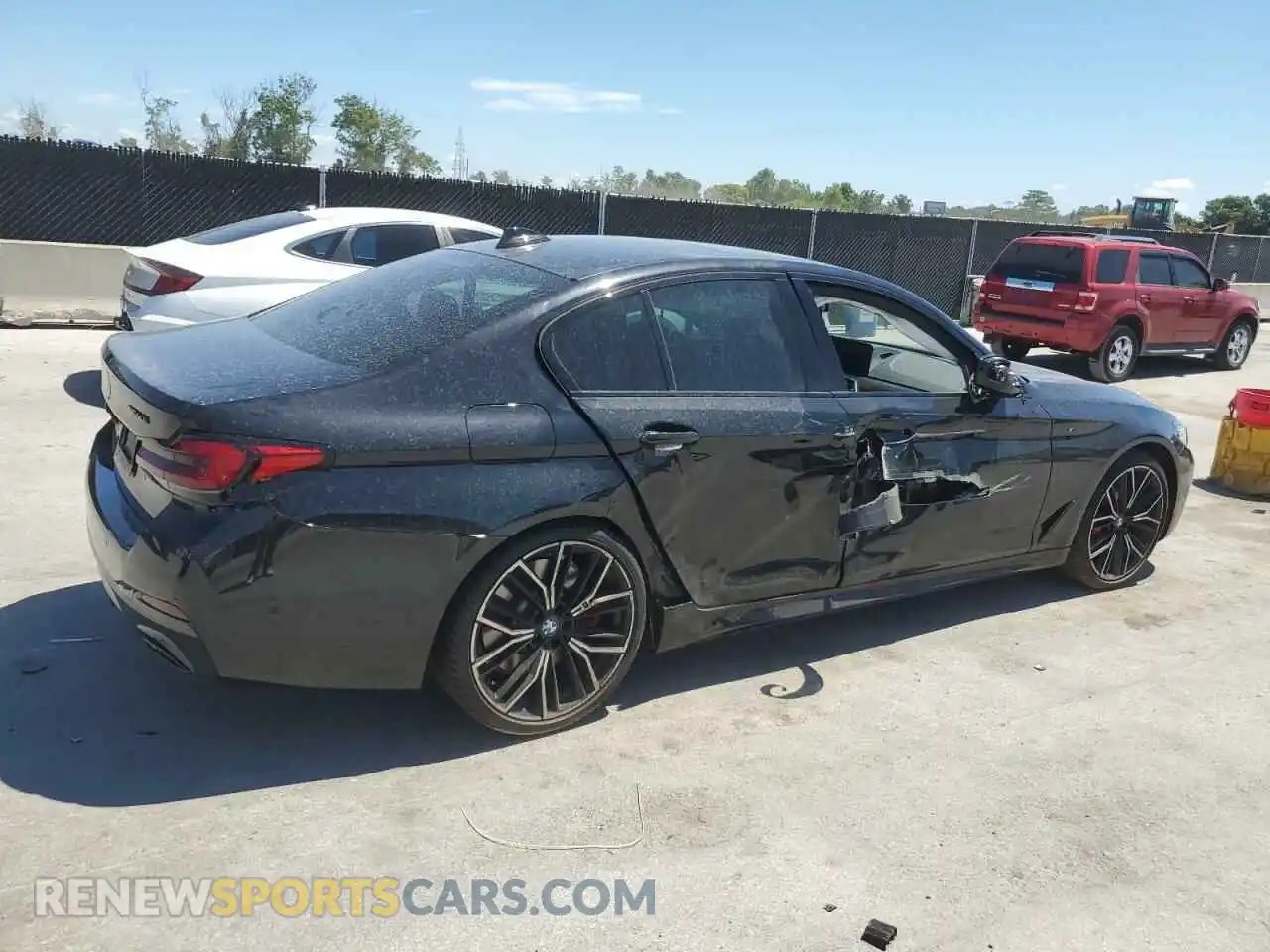 3 Photograph of a damaged car WBA53BJ05MCG13551 BMW 5 SERIES 2021
