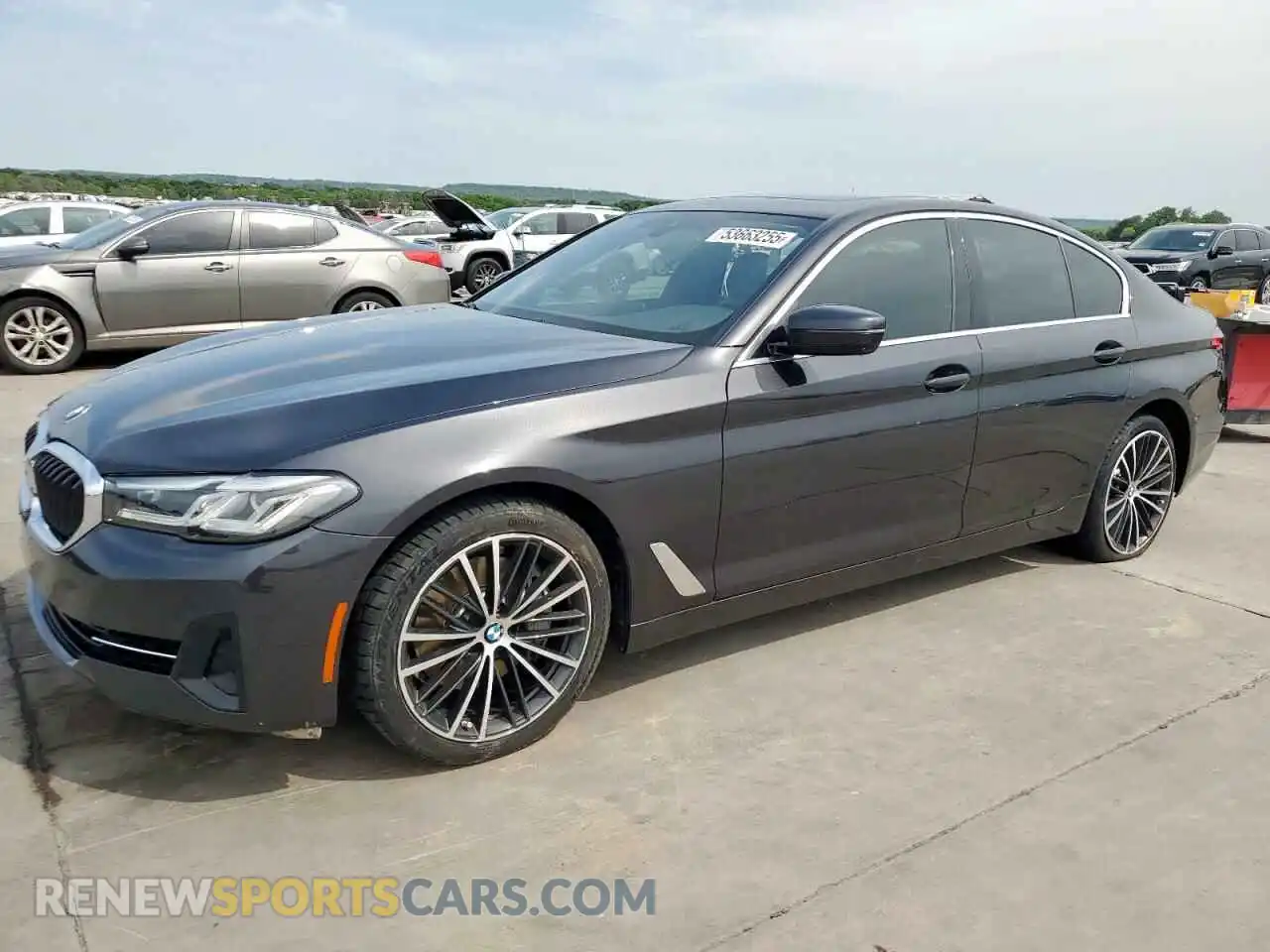 1 Photograph of a damaged car WBA53BJ05MWX21583 BMW 5 SERIES 2021