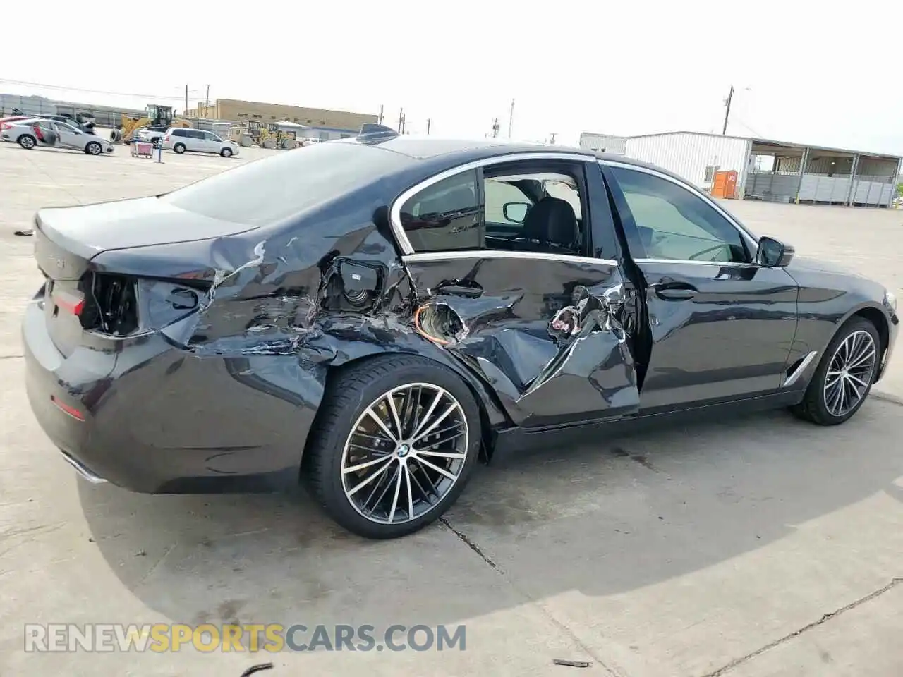 3 Photograph of a damaged car WBA53BJ05MWX21583 BMW 5 SERIES 2021