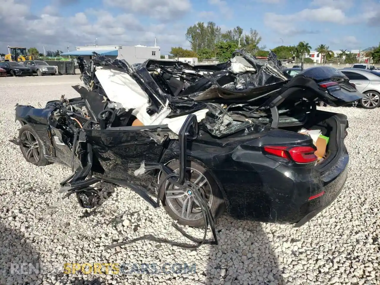 2 Photograph of a damaged car WBA53BJ07MCF99748 BMW 5 SERIES 2021