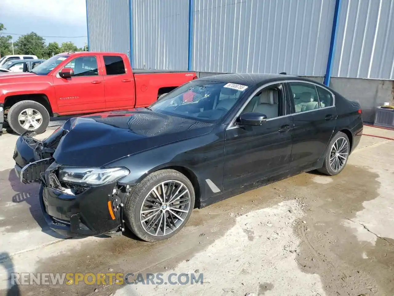 1 fotografías del automóvil dañado WBA53BJ07MWW89087 BMW 5 SERIES 2021