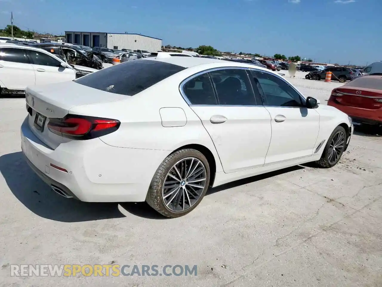 3 Photograph of a damaged car WBA53BJ07MWX02209 BMW 5 SERIES 2021