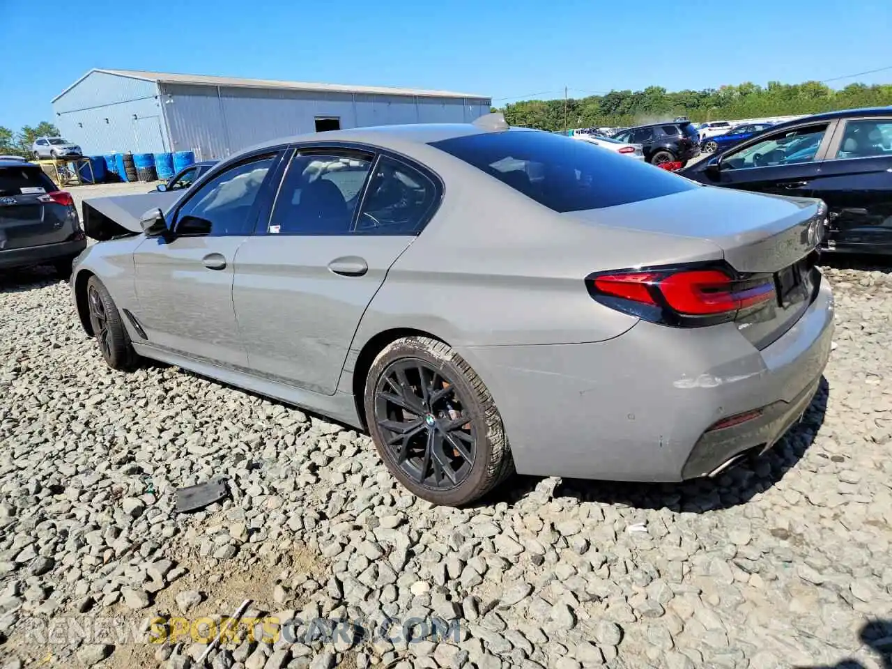 2 Photograph of a damaged car WBA53BJ07MWX22895 BMW 5 SERIES 2021