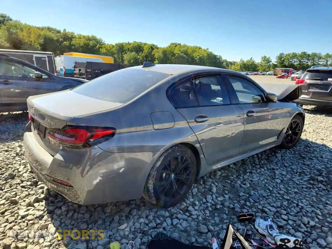 3 Photograph of a damaged car WBA53BJ07MWX22895 BMW 5 SERIES 2021