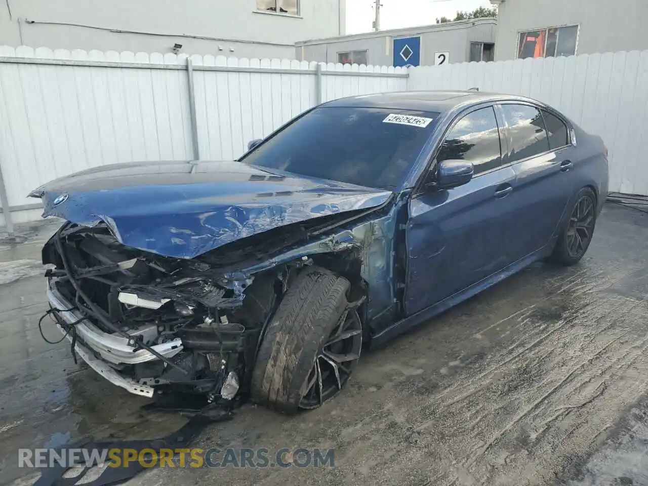 1 Photograph of a damaged car WBA53BJ09MCF41902 BMW 5 SERIES 2021