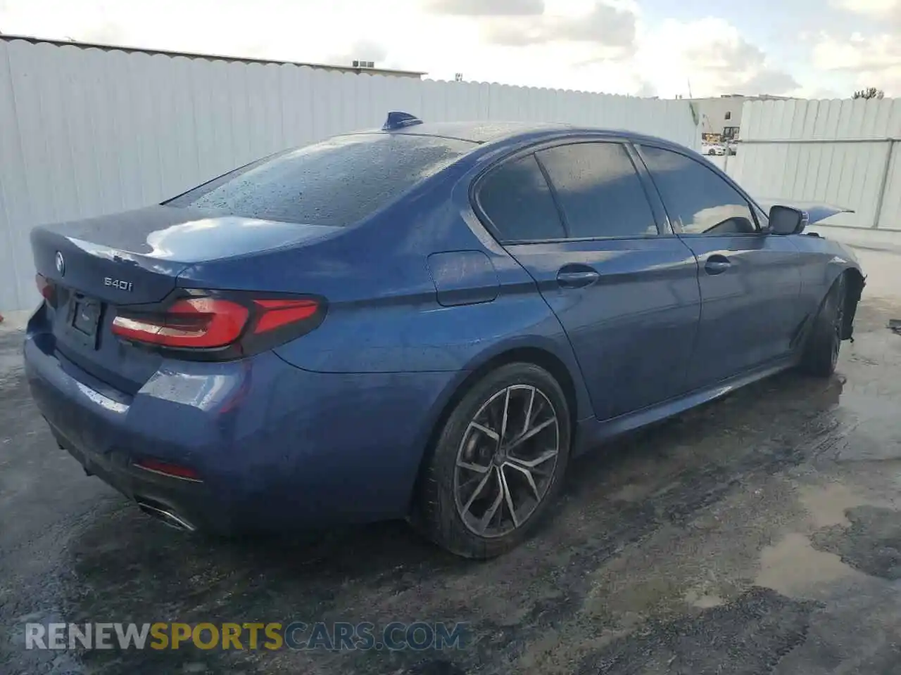 3 Photograph of a damaged car WBA53BJ09MCF41902 BMW 5 SERIES 2021