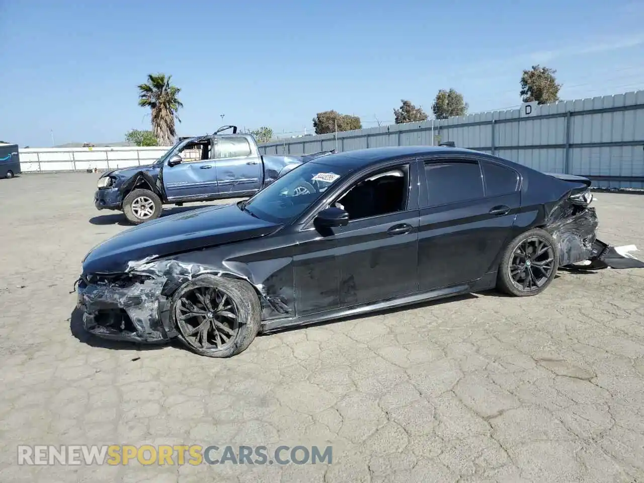 1 Photograph of a damaged car WBA53BJ0XMCG09141 BMW 5 SERIES 2021