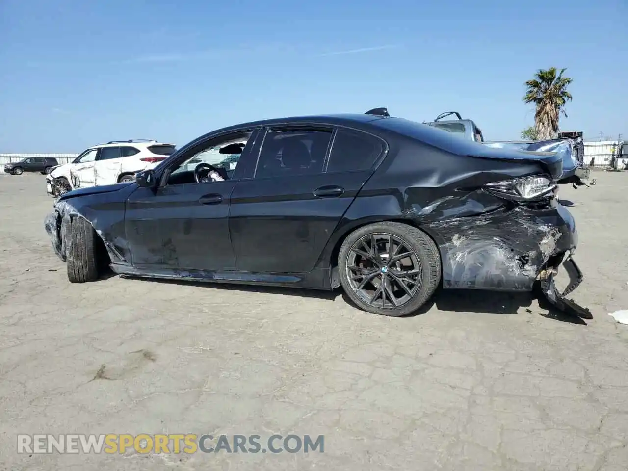 2 Photograph of a damaged car WBA53BJ0XMCG09141 BMW 5 SERIES 2021