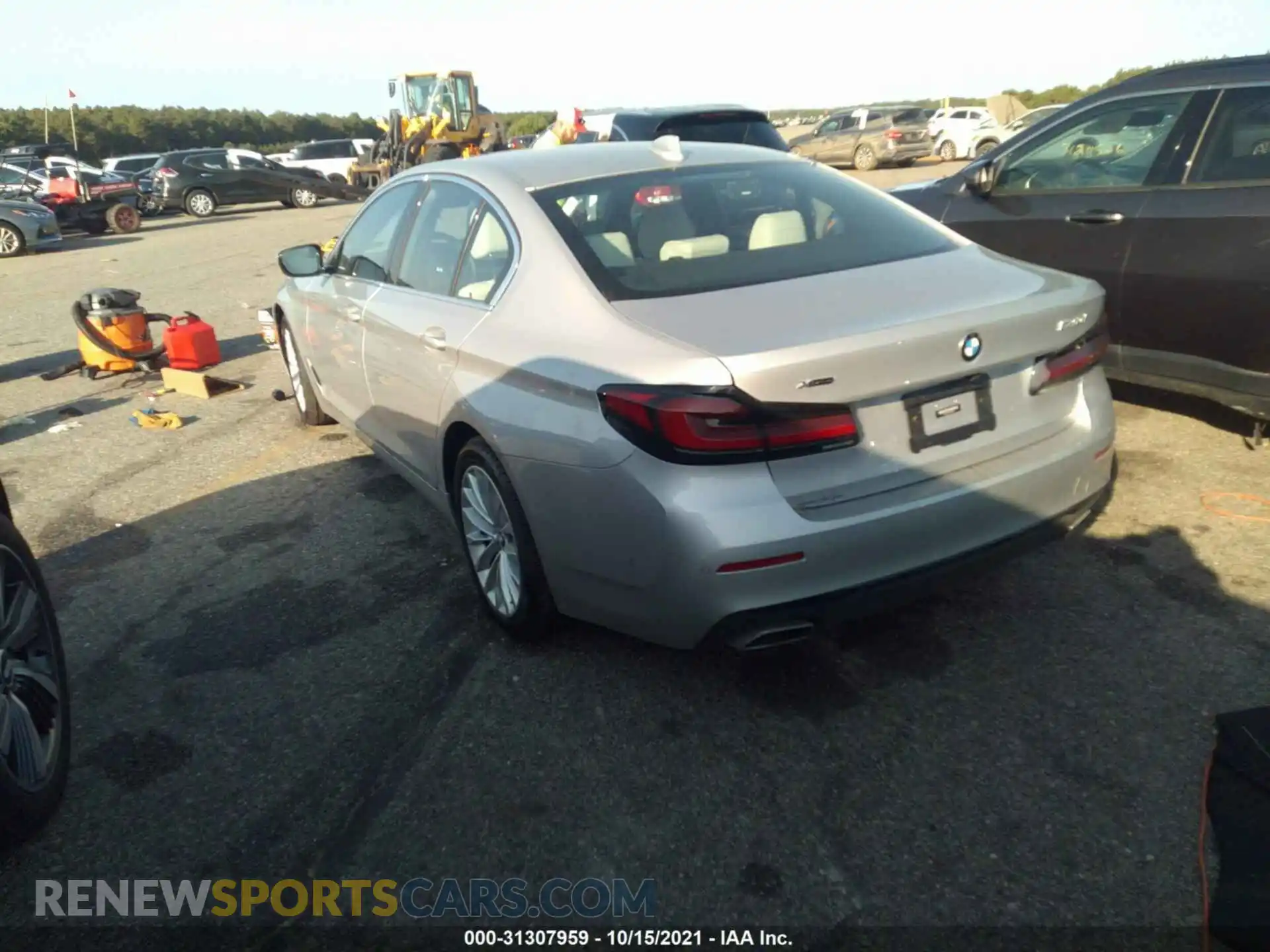 3 Photograph of a damaged car WBA73BJ00MCG69454 BMW 5 SERIES 2021