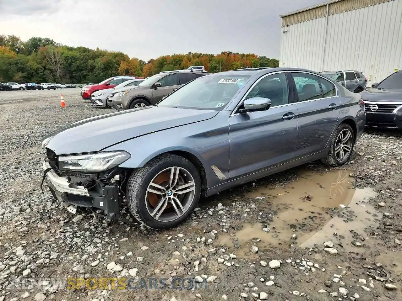 1 Фотография поврежденного автомобиля WBA73BJ01MCF81089 BMW 5 SERIES 2021