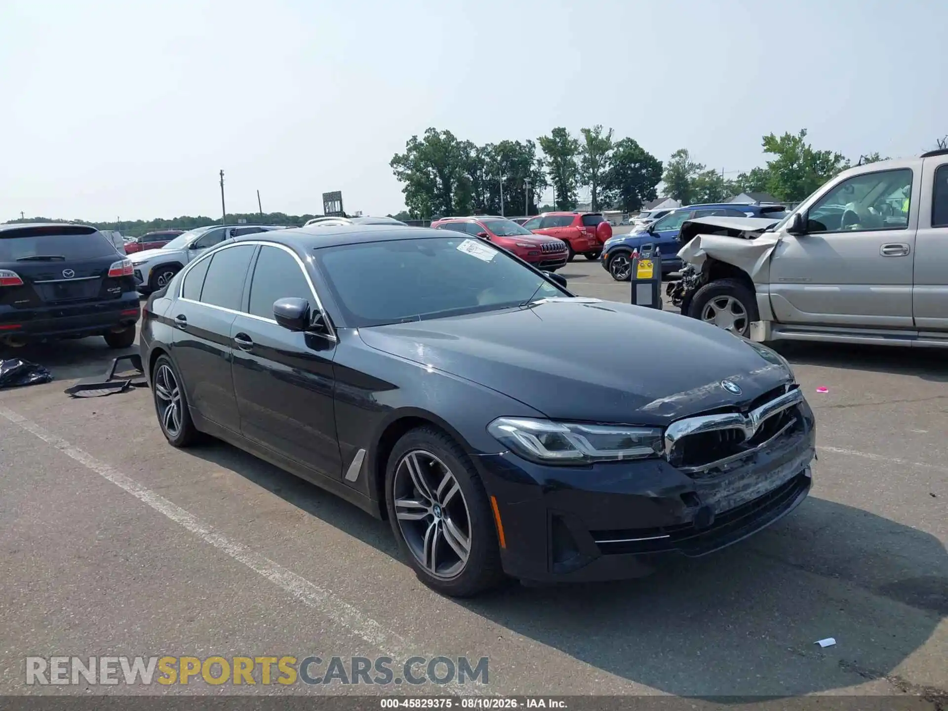 1 Photograph of a damaged car WBA73BJ02MWX26653 BMW 5 SERIES 2021