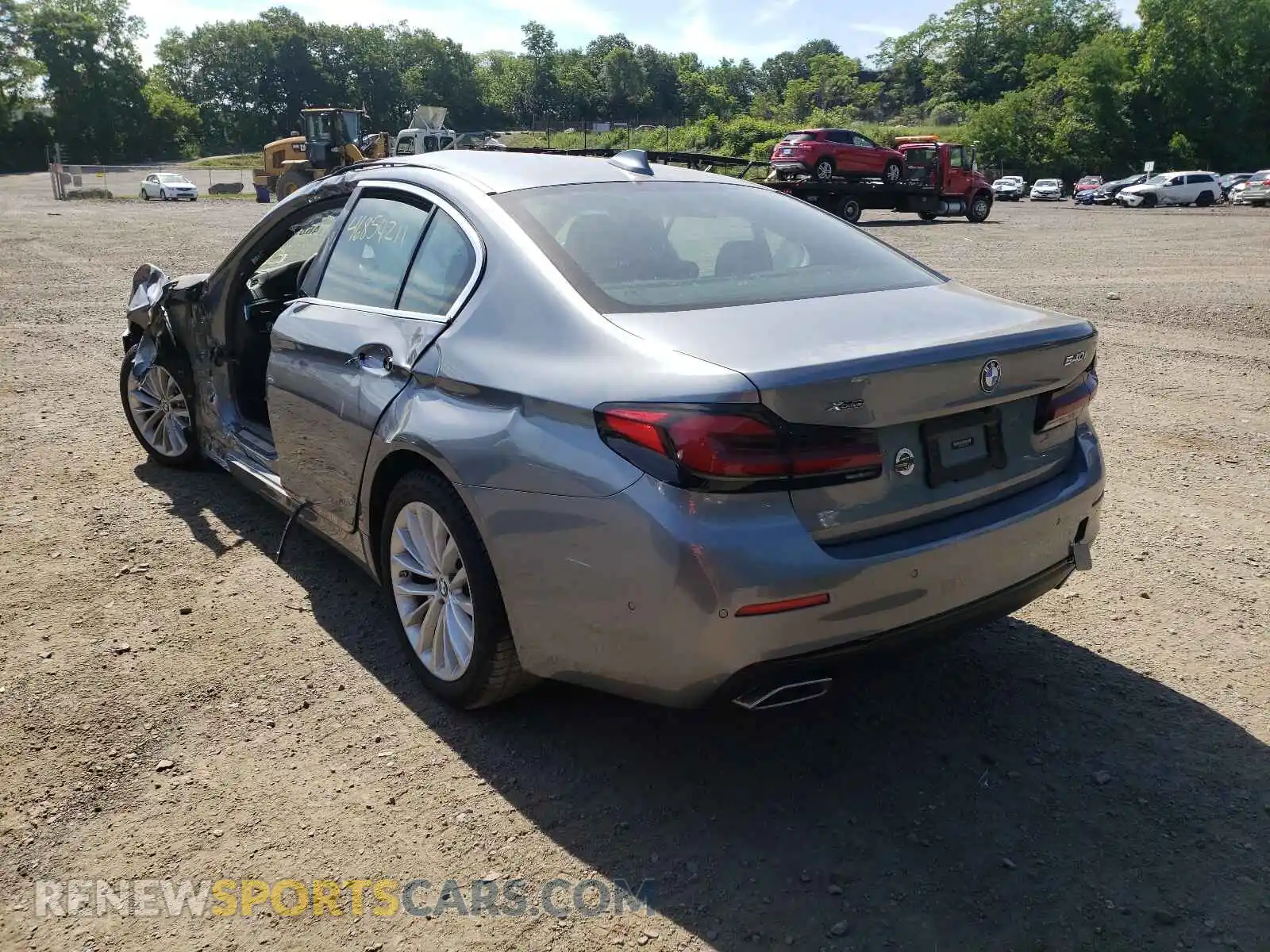 3 Photograph of a damaged car WBA73BJ03MCG00600 BMW 5 SERIES 2021