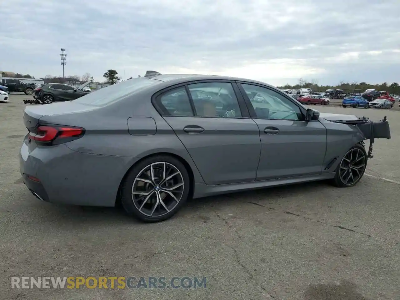 3 Photograph of a damaged car WBA73BJ07MCF82442 BMW 5 SERIES 2021