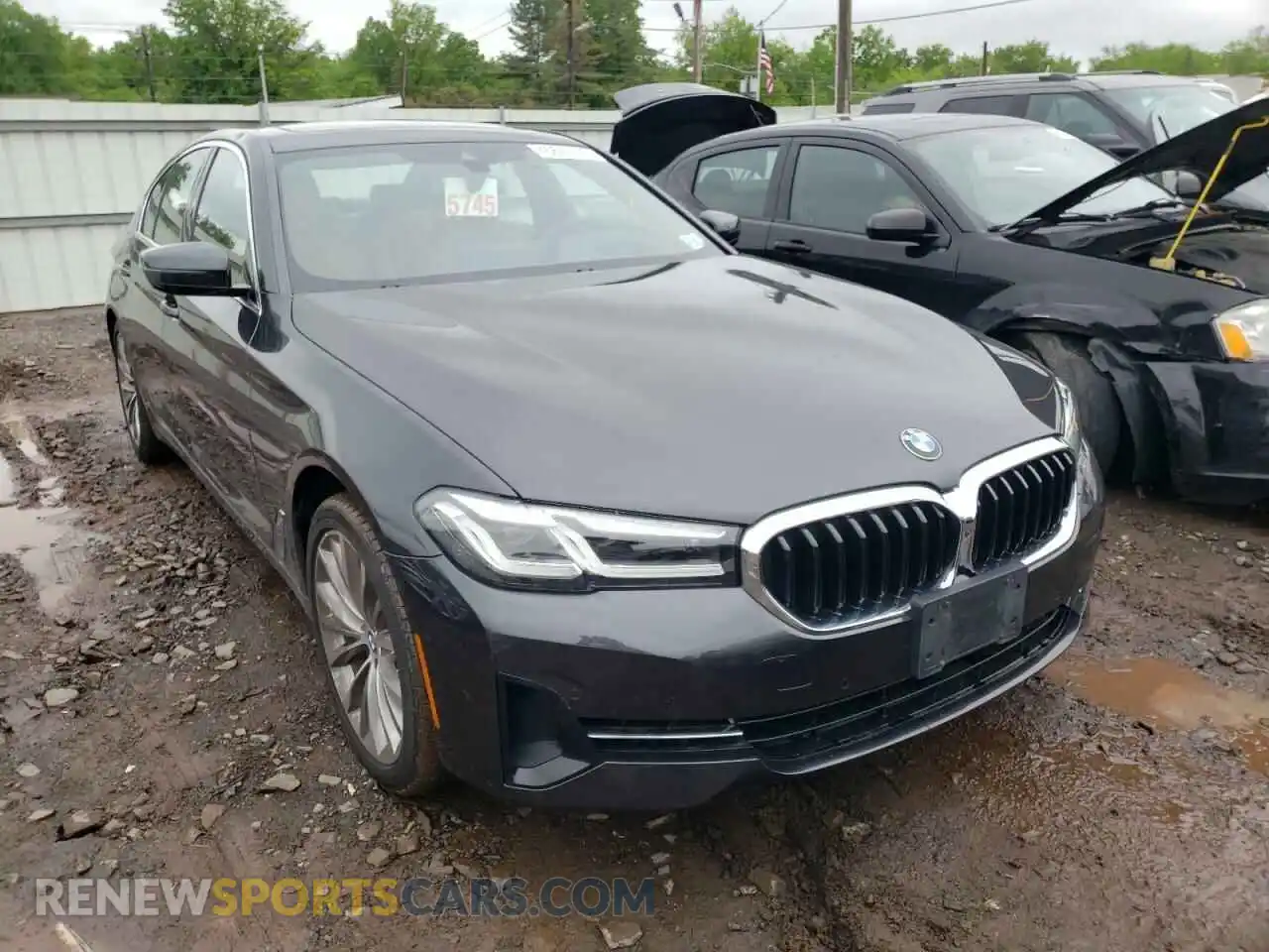1 Photograph of a damaged car WBA73BJ07MWW89728 BMW 5 SERIES 2021