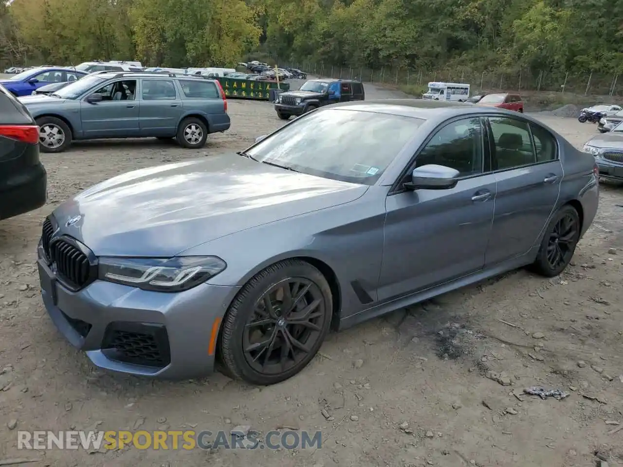 1 Photograph of a damaged car WBA73BJ09MCF83530 BMW 5 SERIES 2021