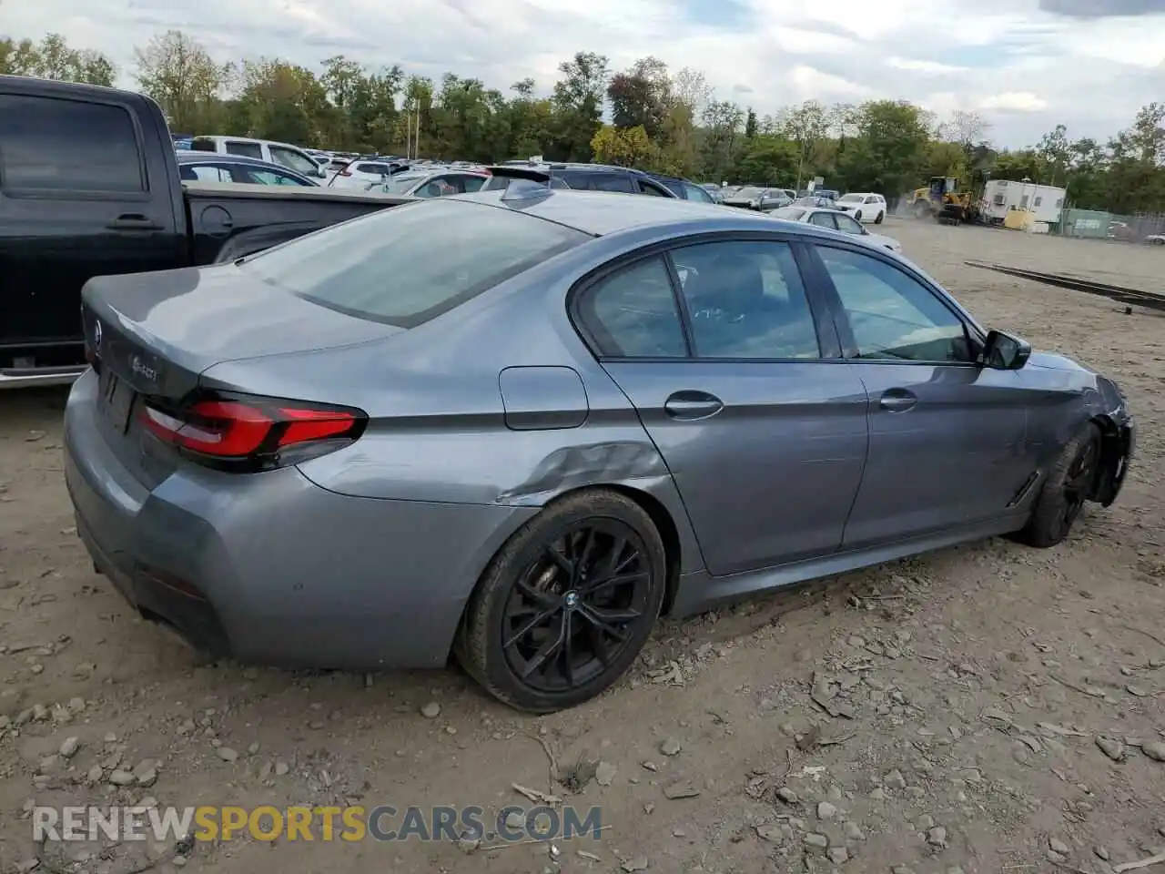 3 Photograph of a damaged car WBA73BJ09MCF83530 BMW 5 SERIES 2021