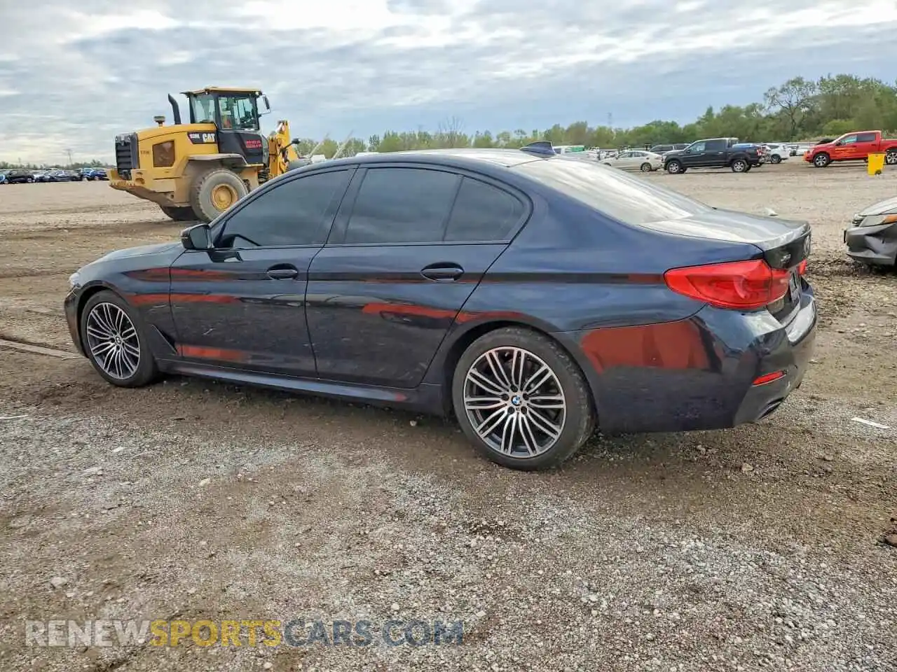 2 fotografías del automóvil dañado WBA73BJ0XMWW89528 BMW 5 SERIES 2021