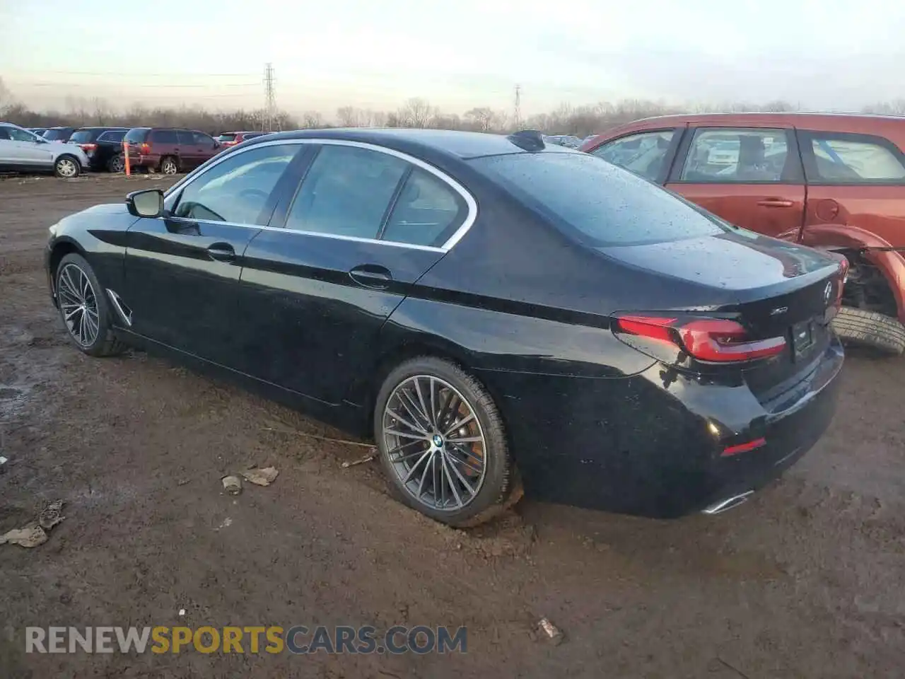 2 Photograph of a damaged car WBA73BJ04NWX56724 BMW 5 SERIES 2022
