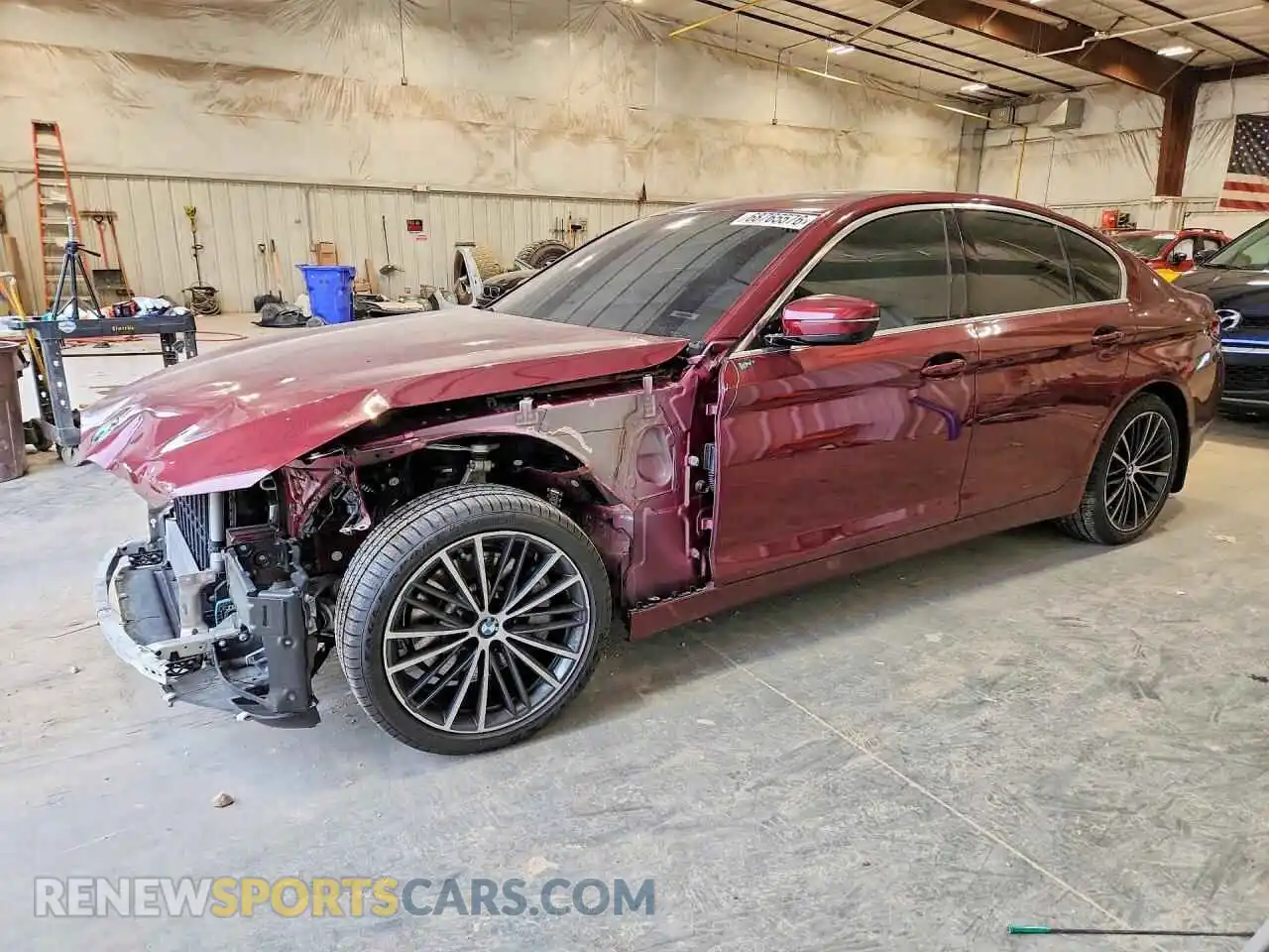 1 Photograph of a damaged car WBA13BJ0XPCL91007 BMW 5 SERIES 2023