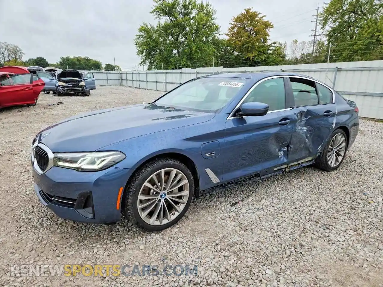 1 fotografías del automóvil dañado WBA33AG05PCM22898 BMW 5 SERIES 2023